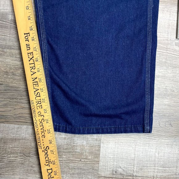 VINTAGE SEARS CLASSIC BLUE DENIM OVERALLS. - Picture 8 of 9